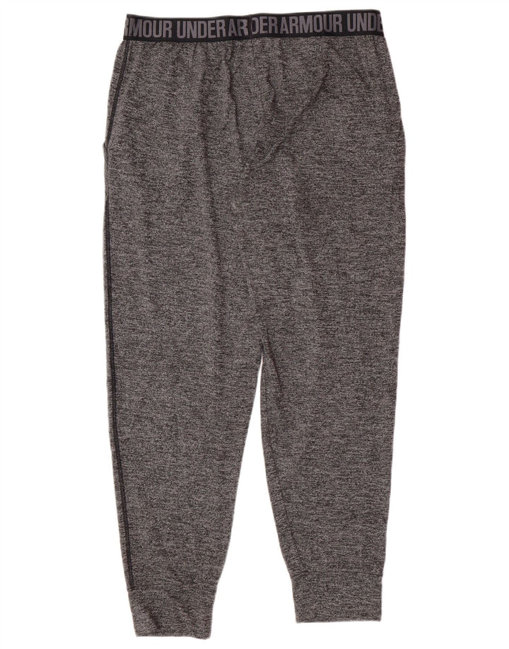 UNDER ARMOUR Womens Tracksuit Trousers Joggers UK 14 Medium  Grey Flecked