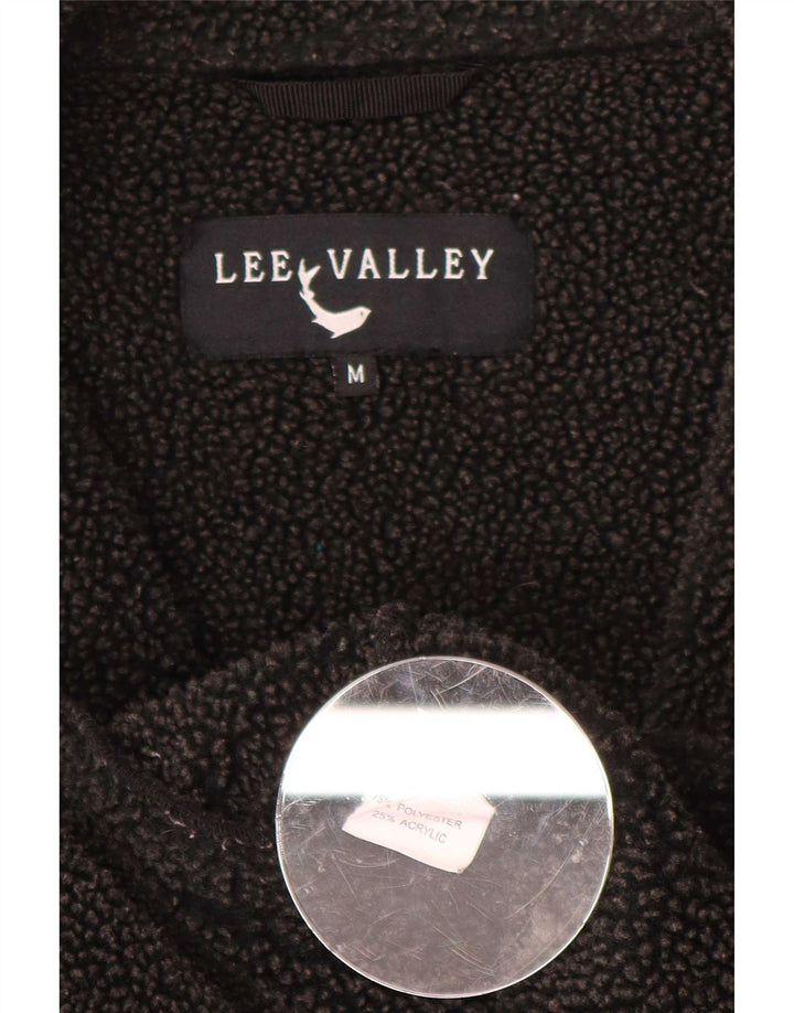 Lee Valley Womens Sherpa Jacket UK 38 Medium Navy Blue Polyester