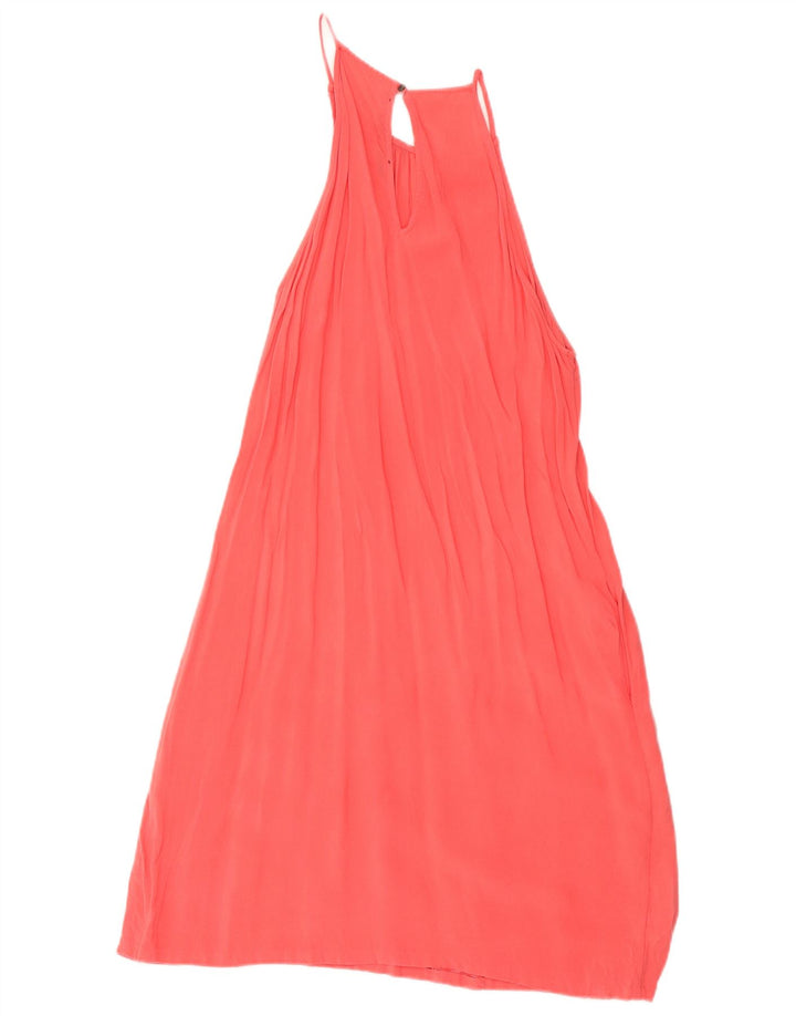 Zara Womens Halter Dress UK 14 Large Pink