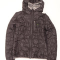 Blauer Womens Hooded Quilted Padded Jacket UK 14 Large Black Polyamide