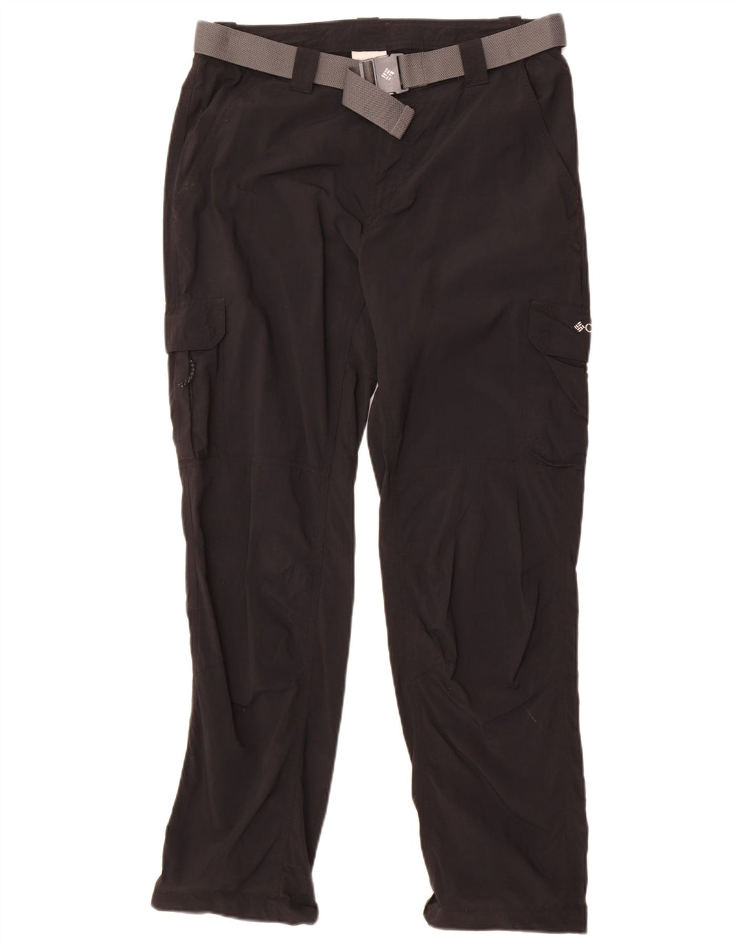 Columbia Mens Straight Cargo Trousers W34 L30 Black Nylon
