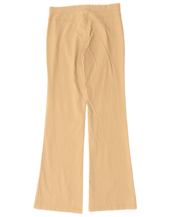 Zara Womens Flare Casual Trousers EU 40 Medium W30 L32 Beige Rayon