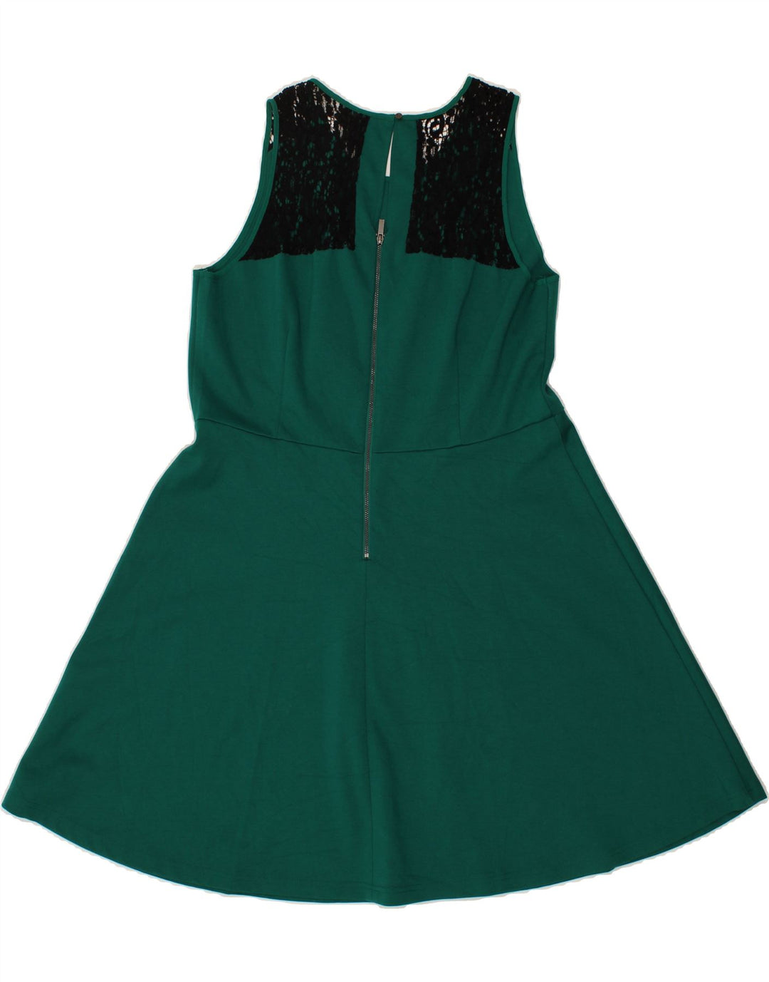 MOSSIMO Womens A-Line Dress UK 20 2XL Green Cotton Vintage Mossimo and Second-Hand Mossimo from Messina Hembry 