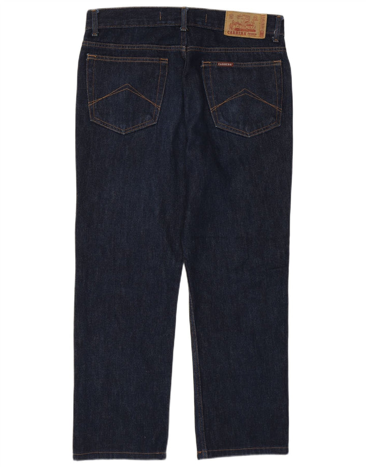 Carrera Mens 700 Straight Jeans IT 48 Medium W33 L26 Navy Blue Cotton