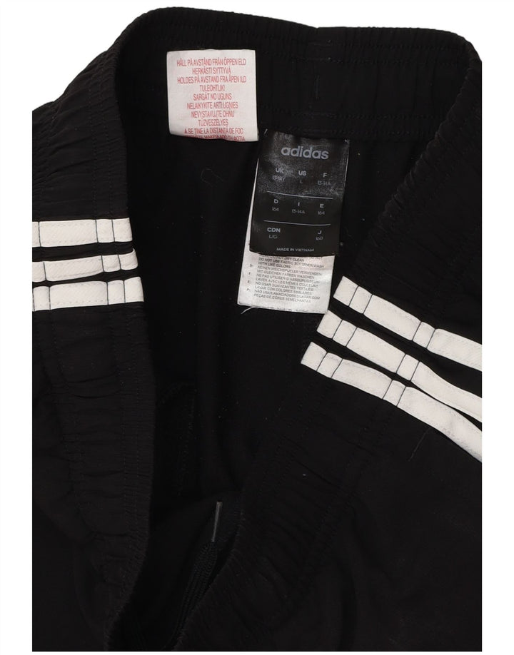 Adidas Boys Sport Shorts 13-14 Years Black Polyester