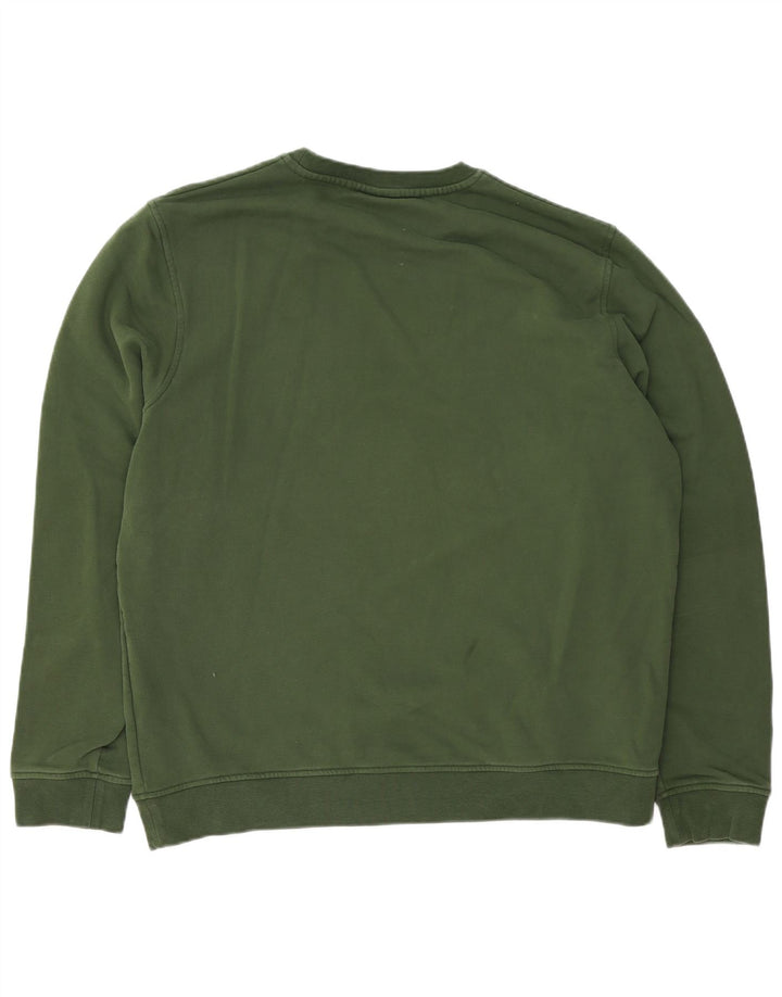 BARBOUR Mens Graphic Sweatshirt Jumper 2XL Green Cotton