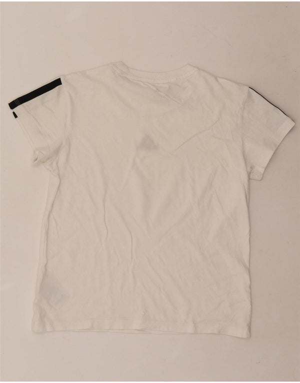 Adidas Boys T-Shirt Top 14-15 Years XL White Cotton
