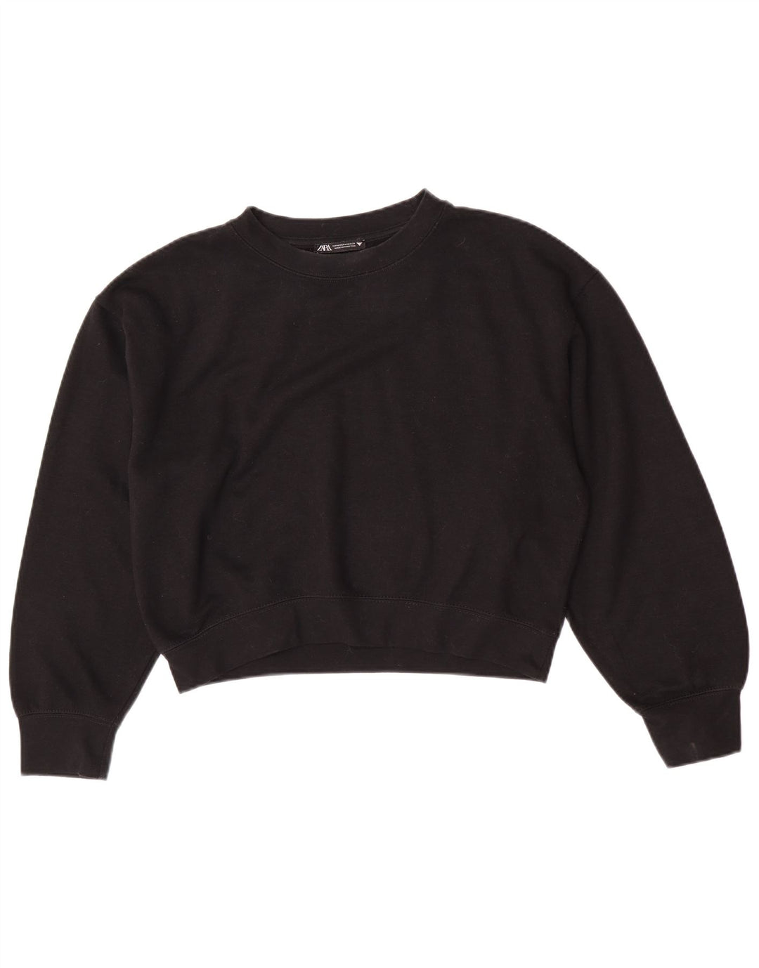 Zara Womens Sweatshirt Jumper UK 14 Medium Black