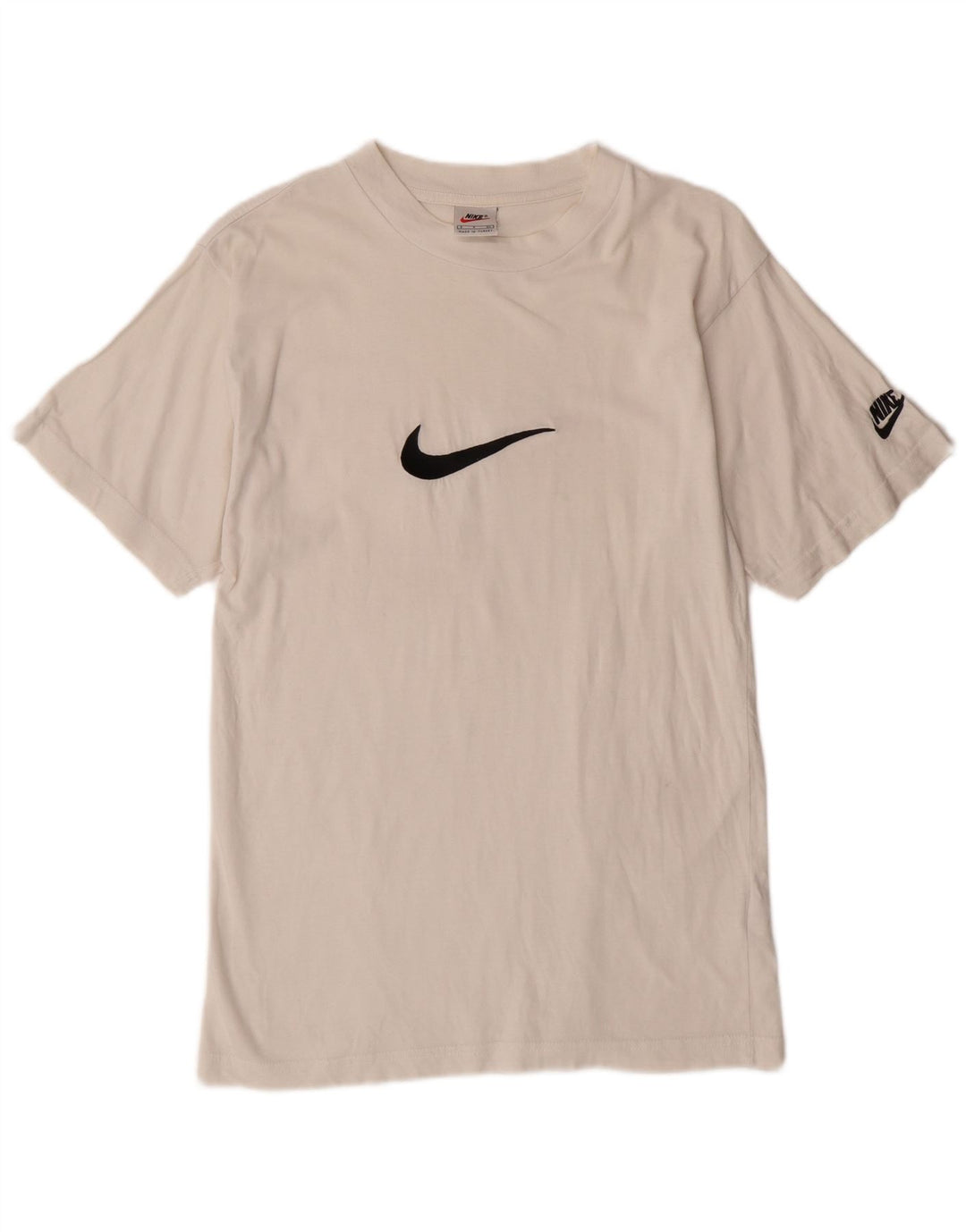 Nike Mens Graphic T-Shirt Top Small White Cotton