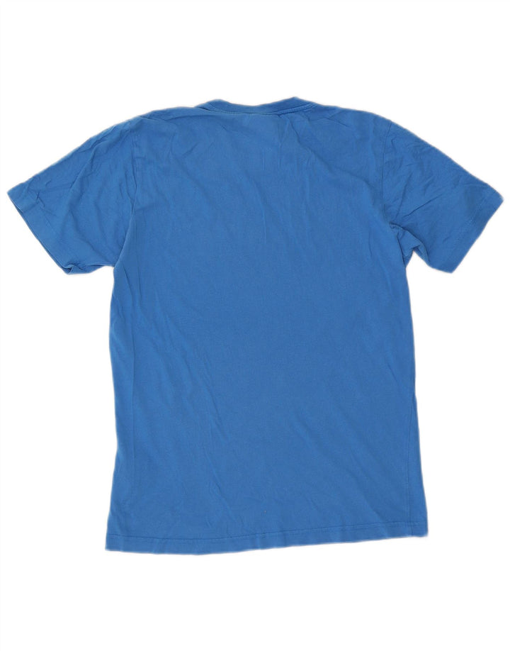 Adidas Mens Graphic T-Shirt Top Small Blue Cotton