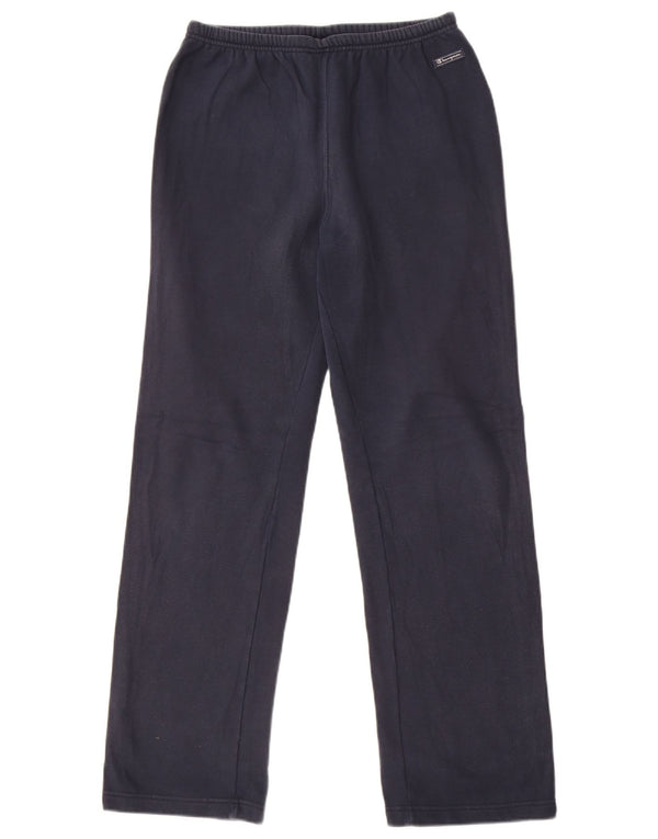 Champion Mens Tracksuit Trousers Medium  Navy Blue Cotton