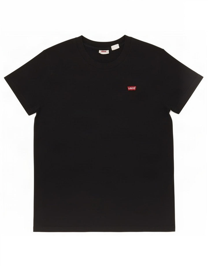 Levi's Womens T-Shirt Top UK 10 Small Black