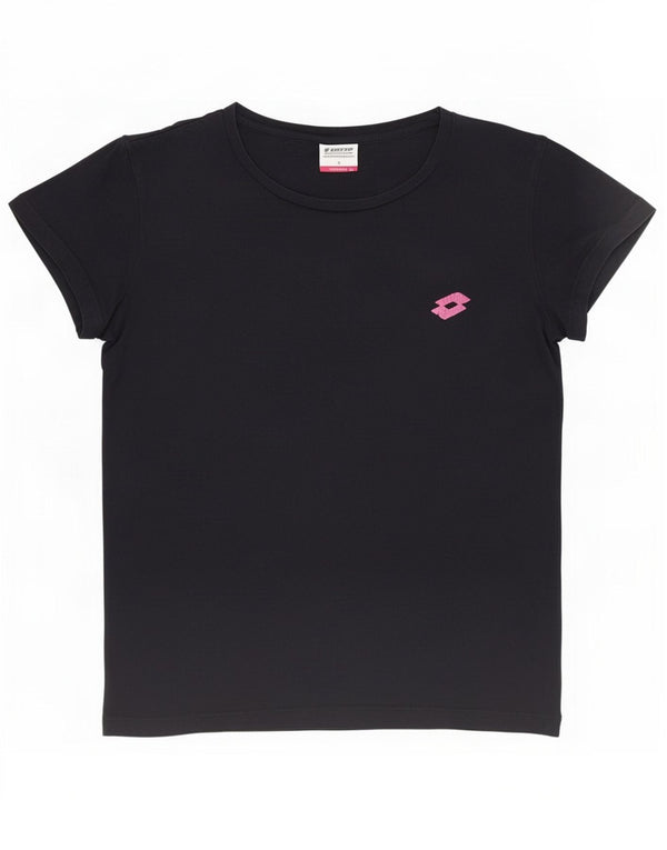 Lotto Womens T-Shirt Top UK 10 Small Navy Blue