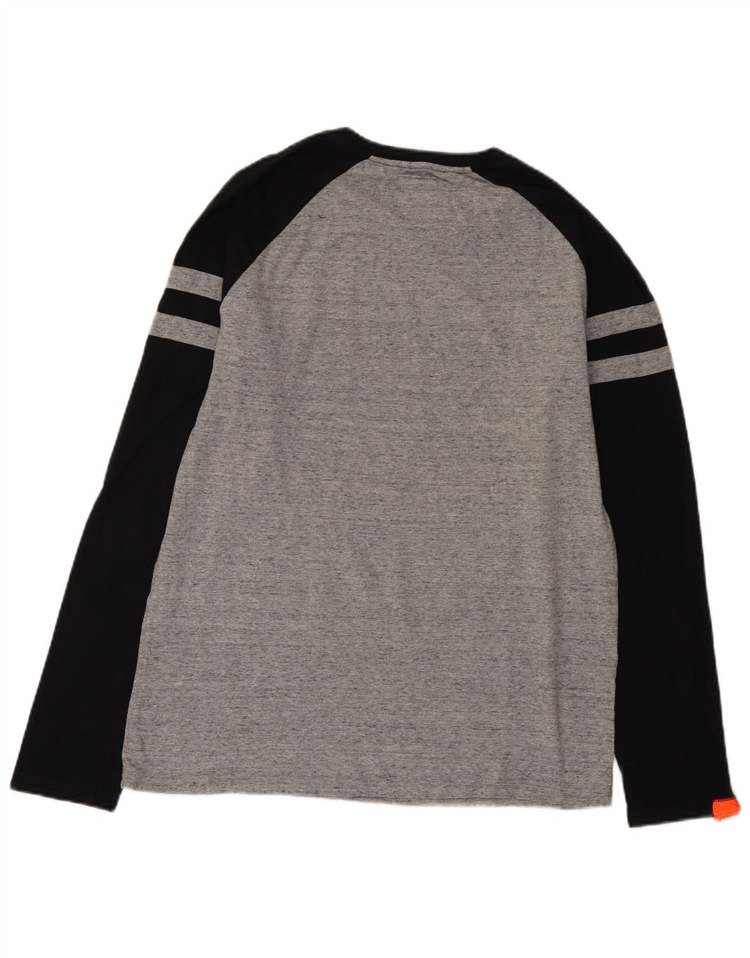 Superdry Mens Top Long Sleeve XL Grey Colourblock