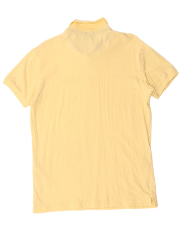 Calvin Klein Jeans Mens Polo Shirt 2XL Yellow Cotton