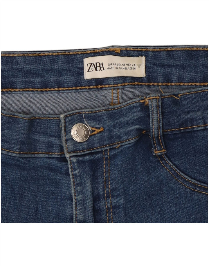 Zara Womens Slim Jeans EU 44 XL W34 L25 Blue