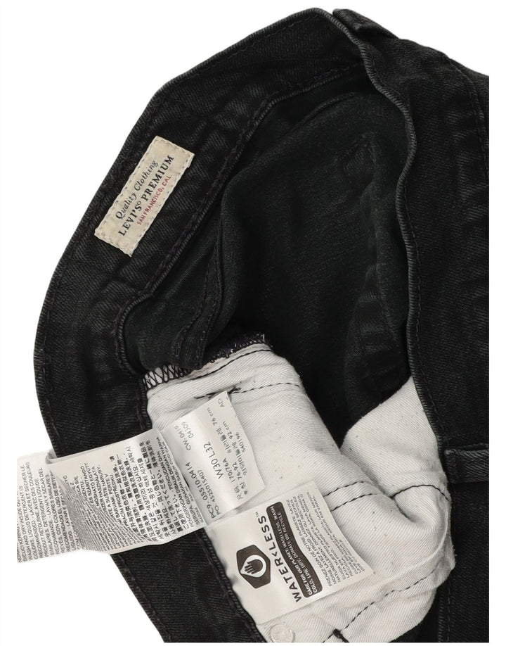 Levi's Womens 511 Slim Jeans  W30 L30 Black Cotton