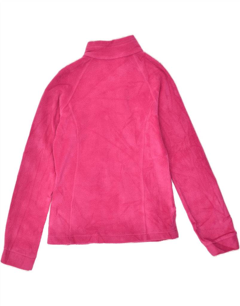 COLUMBIA Girls Fleece Jacket 10-11 Years Medium  Pink Polyester | Vintage Columbia | Thrift | Second-Hand Columbia | Used Clothing | Messina Hembry 