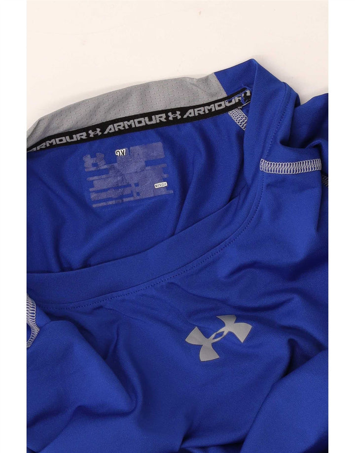 Under Armour Mens Graphic Top Long Sleeve Medium Blue