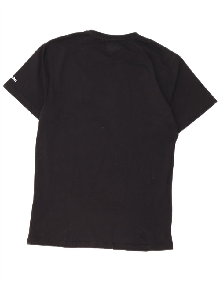 Columbia Mens Graphic T-Shirt Top Small Black Cotton