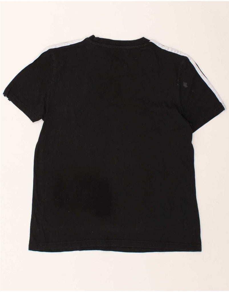 ADIDAS Womens T-Shirt Top UK 16/18 Large Black Cotton Vintage Adidas and Second-Hand Adidas from Messina Hembry 