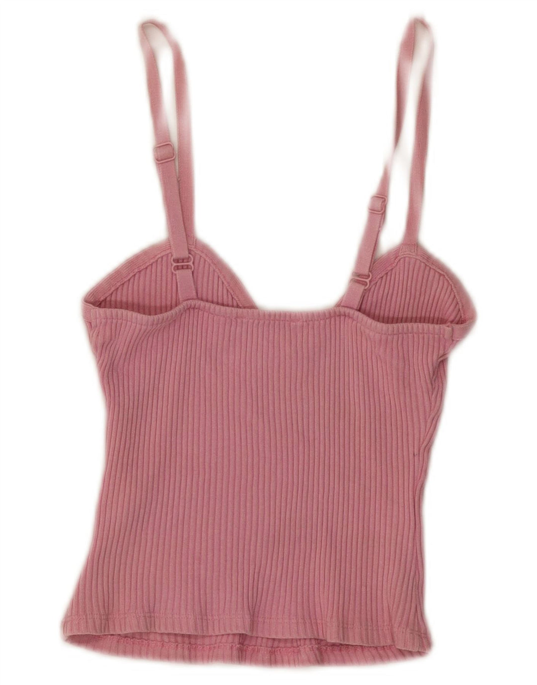 Zara Womens Crop Cami Top UK 8 Small Pink
