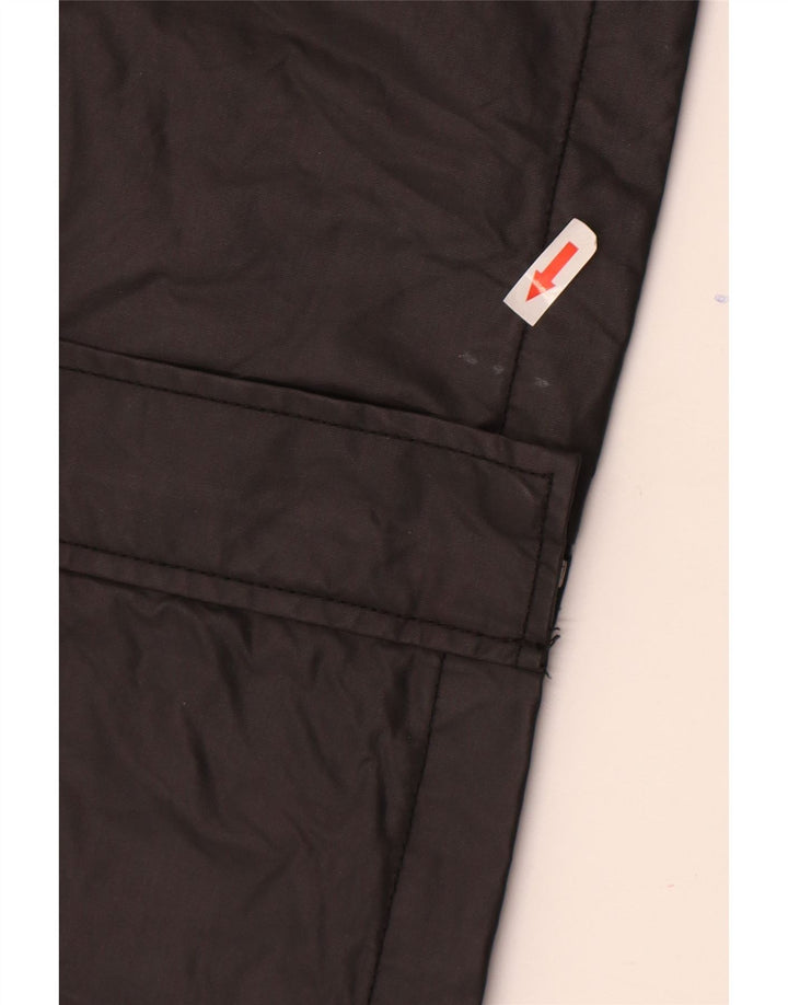 O'Neill Womens Hooded Rain Jacket UK 18 XL Black Cotton