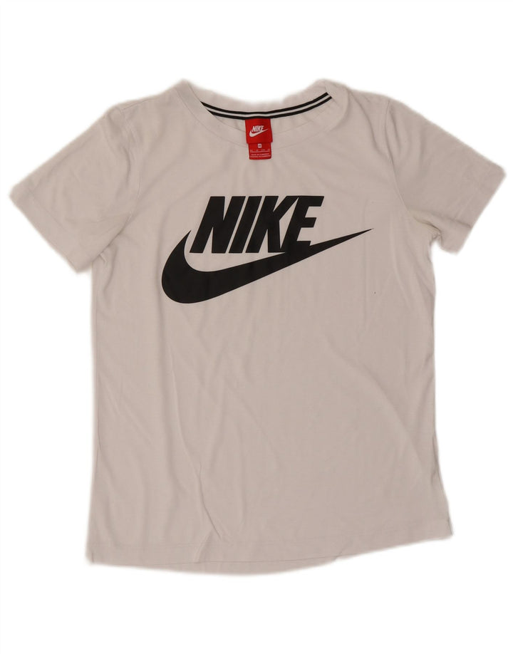 Nike Womens Graphic T-Shirt Top UK 6 XS White
