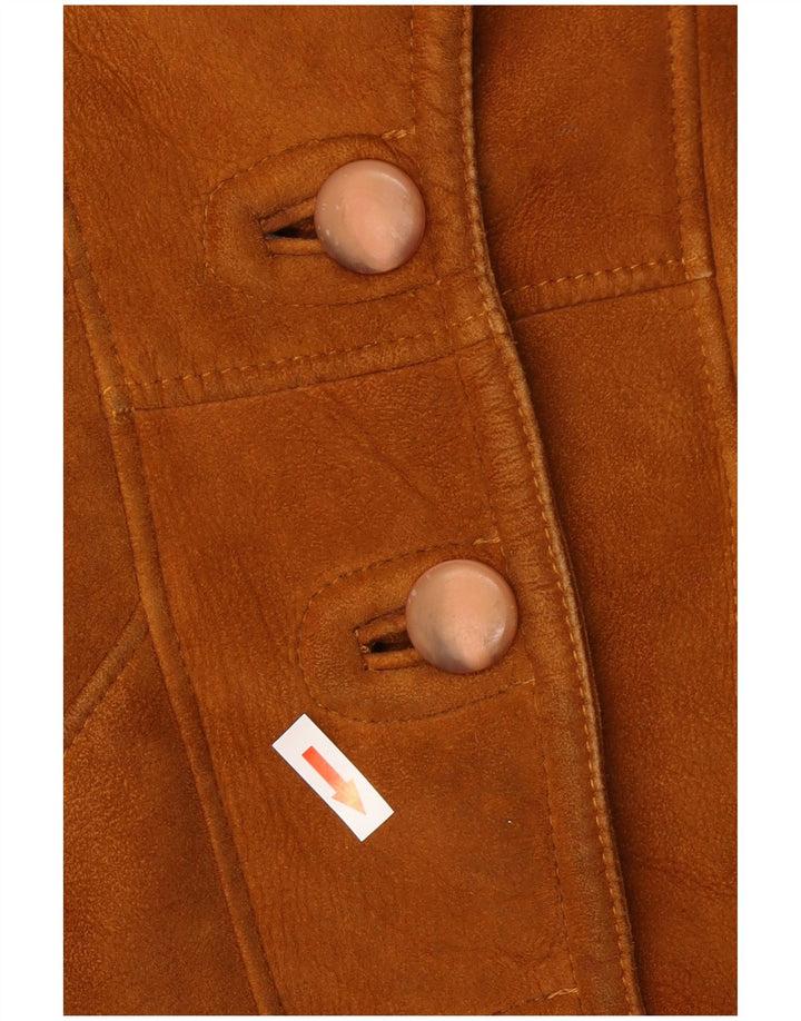 Umberto Olivieri Womens Oversized Jacket IT 40 Small Brown
