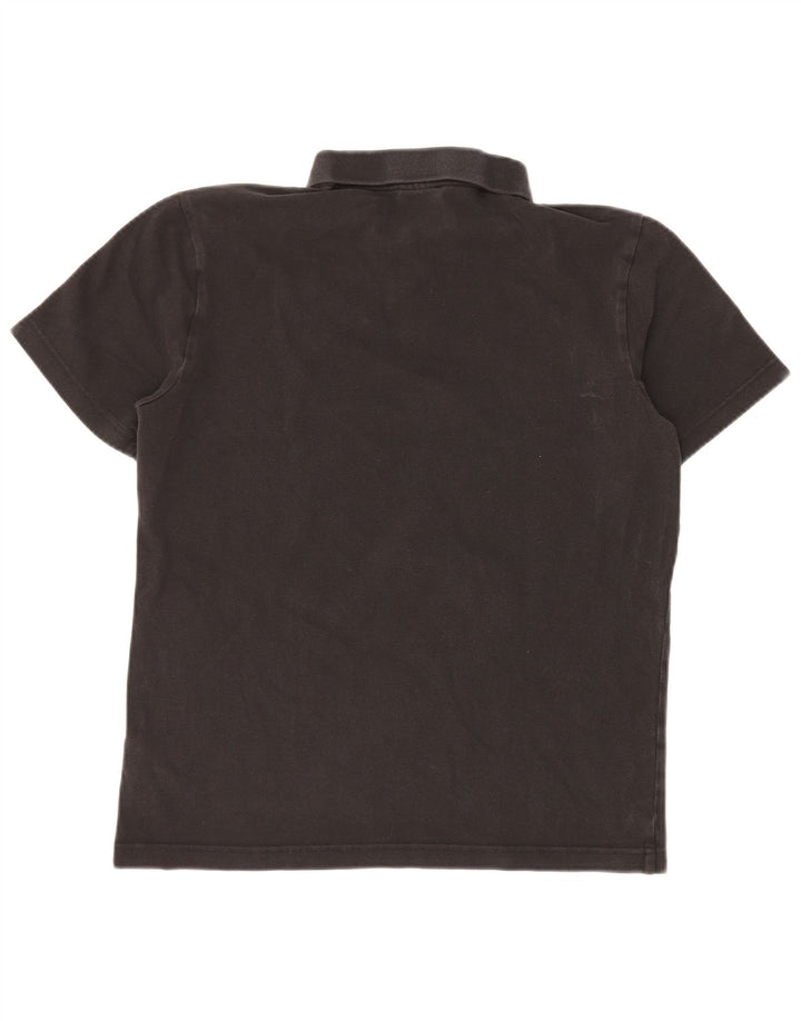 PUMA Mens Polo Shirt Medium Black Cotton