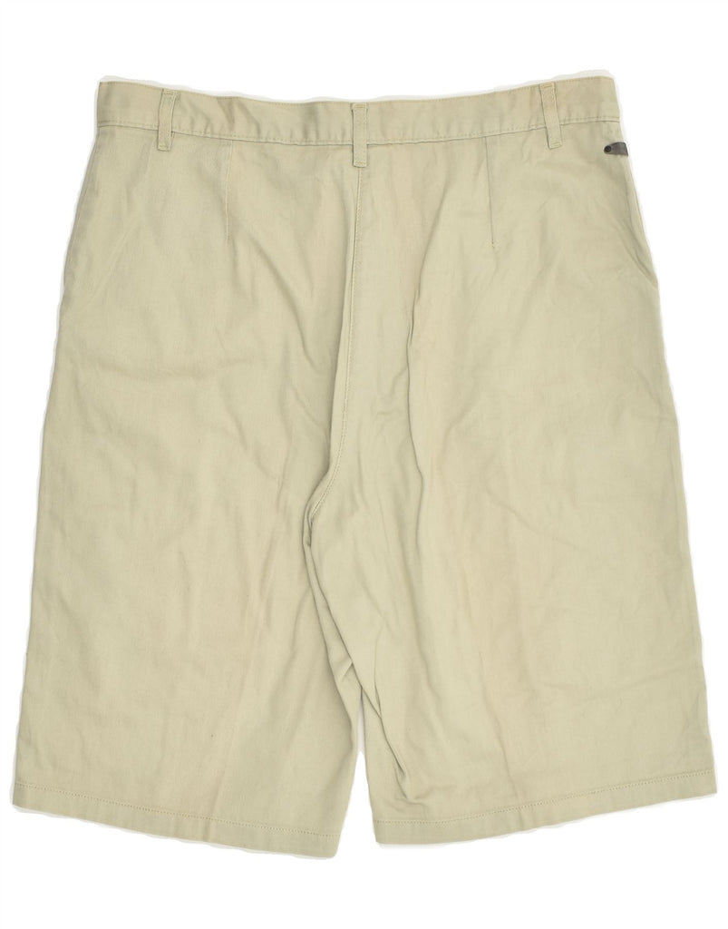 SERGIO TACCHINI Mens Chino Shorts IT 50 Large W32 Beige Cotton | Vintage Sergio Tacchini | Thrift | Second-Hand Sergio Tacchini | Used Clothing | Messina Hembry 