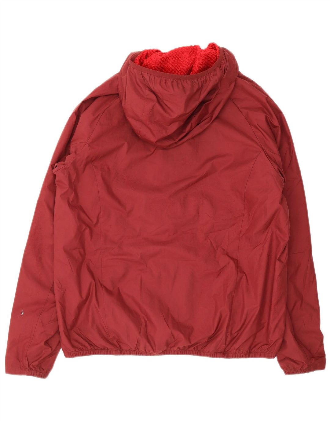 Rohan Mens Hooded Windbreaker Jacket UK 38 Medium Burgundy Polyester