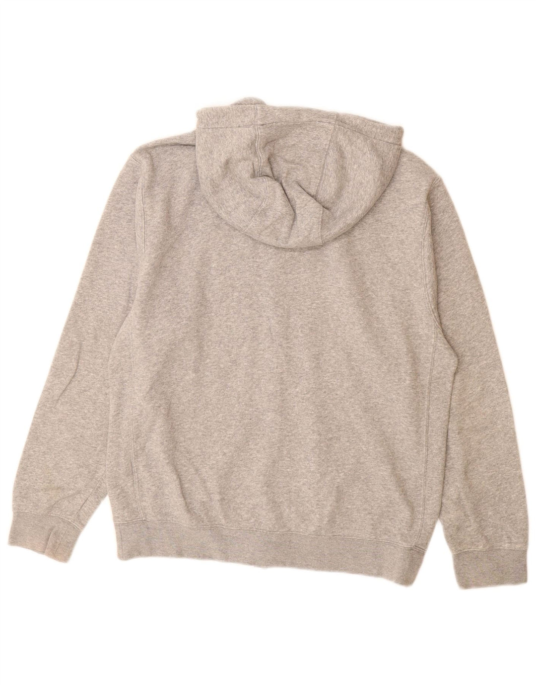Nike Mens Zip Hoodie Sweater Small Grey Cotton
