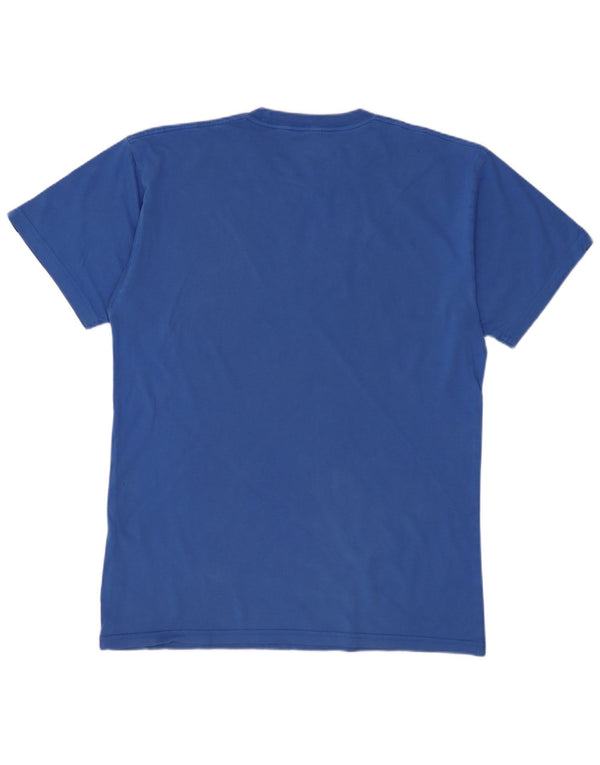 Vans Mens Classic Fit Graphic T-Shirt Top Medium Blue Cotton