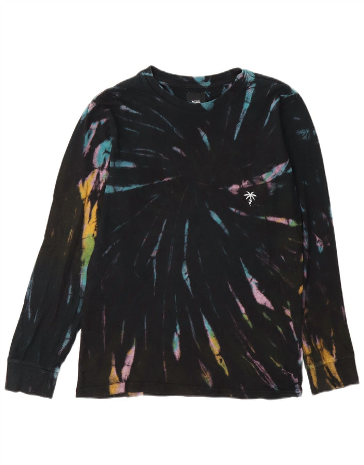 Vans Mens Top Long Sleeve XS Black Tie Dye