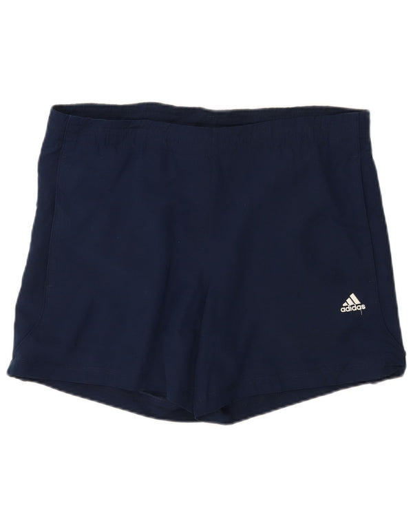Adidas Mens Climalite Sport Shorts Small Navy Blue Polyester