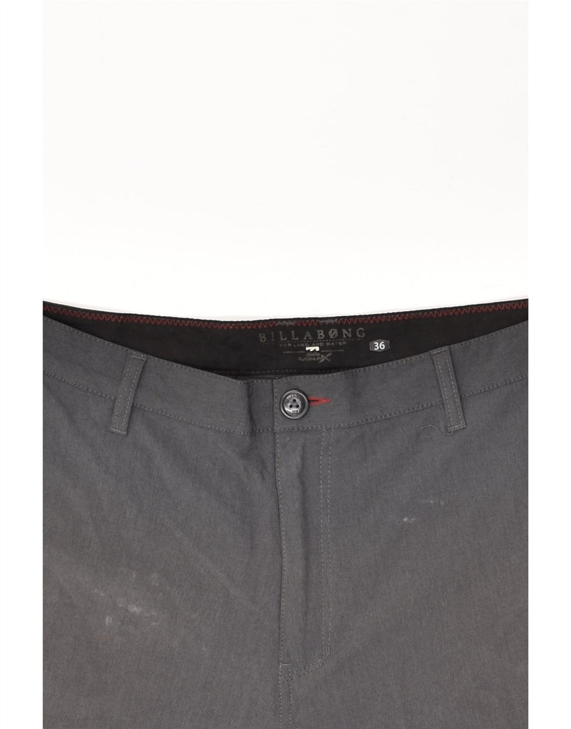BILLABONG Mens Chino Shorts Large W36 Grey Polyester | Vintage Billabong | Thrift | Second-Hand Billabong | Used Clothing | Messina Hembry 