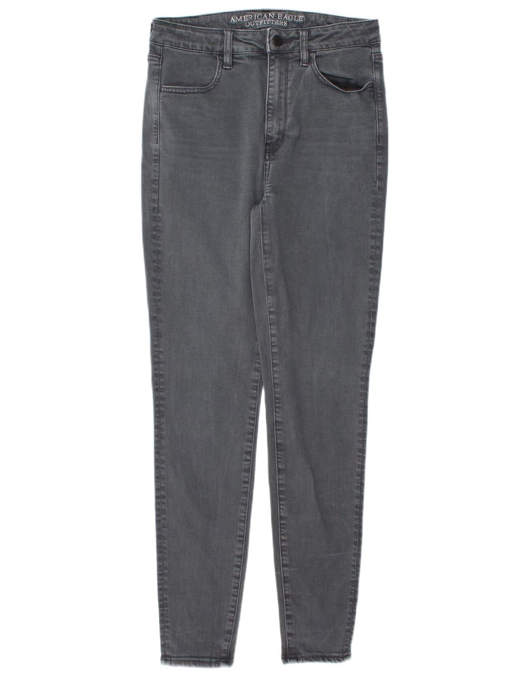 AMERICAN EAGLE OUTFITTERS Womens Skinny Jeans UK 10 Small W28 L29 Grey