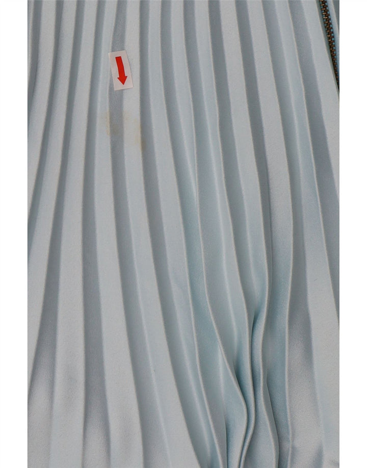 CLOSET Womens Pleated Off Shoulder Dress UK 10 Small  Blue