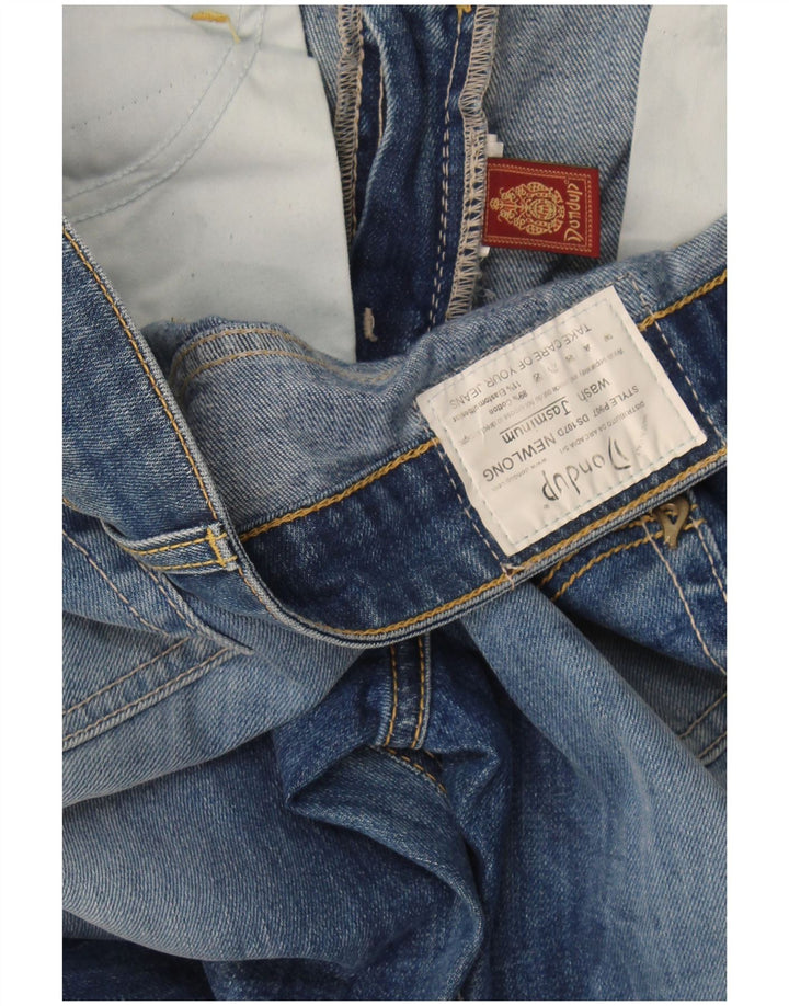 Dondup Womens Slim Jeans W34 L31 Blue Cotton