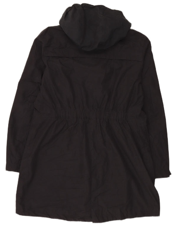 Mountain Warehouse Womens Hooded Parka Jacket UK 18 XL Black Cotton