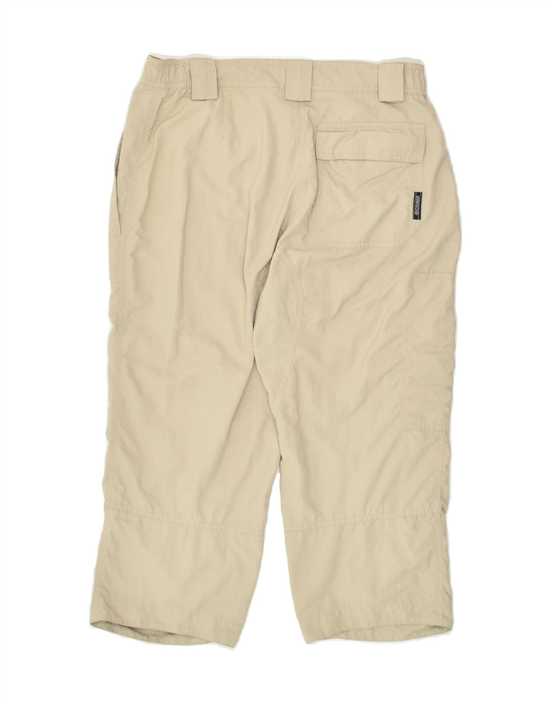 COLMAR Womens Capri Cargo Trousers EU 44 Medium W30 L20 Beige Polyester | Vintage Colmar | Thrift | Second-Hand Colmar | Used Clothing | Messina Hembry 