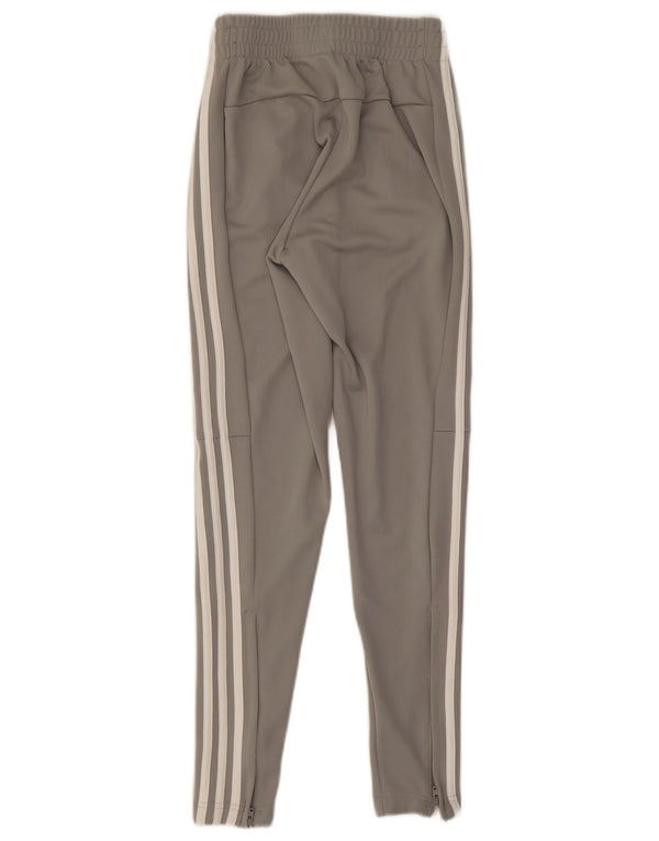 Adidas Womens Tracksuit Trousers UK 0/2 2XS Grey Polyester