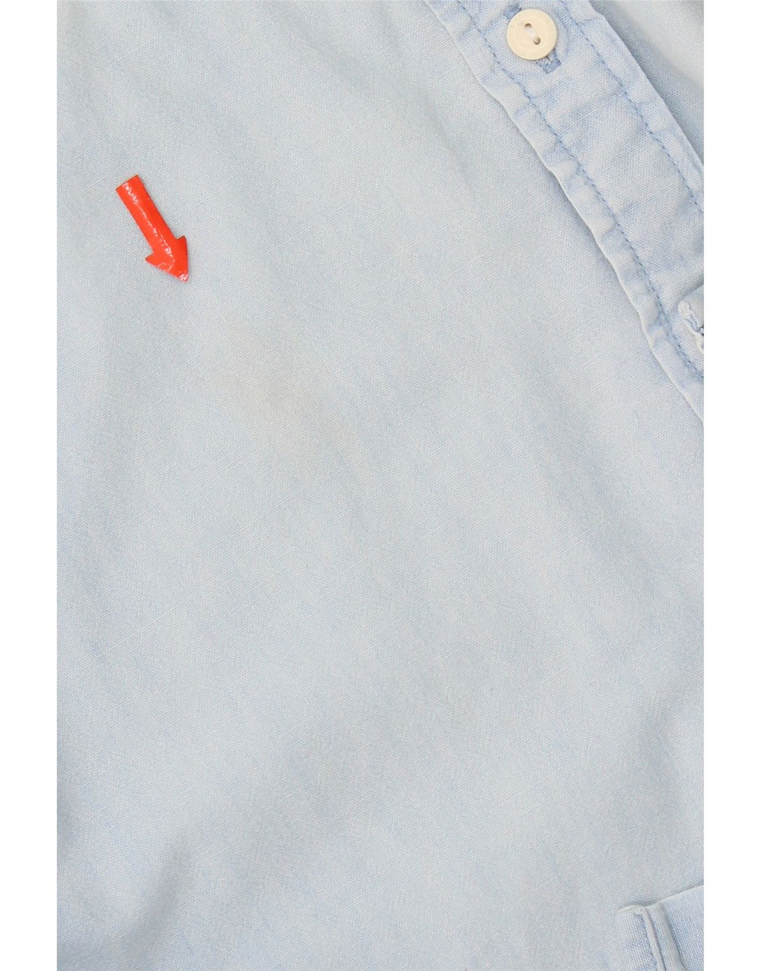 Levi's Mens Denim Shirt Medium Blue Cotton