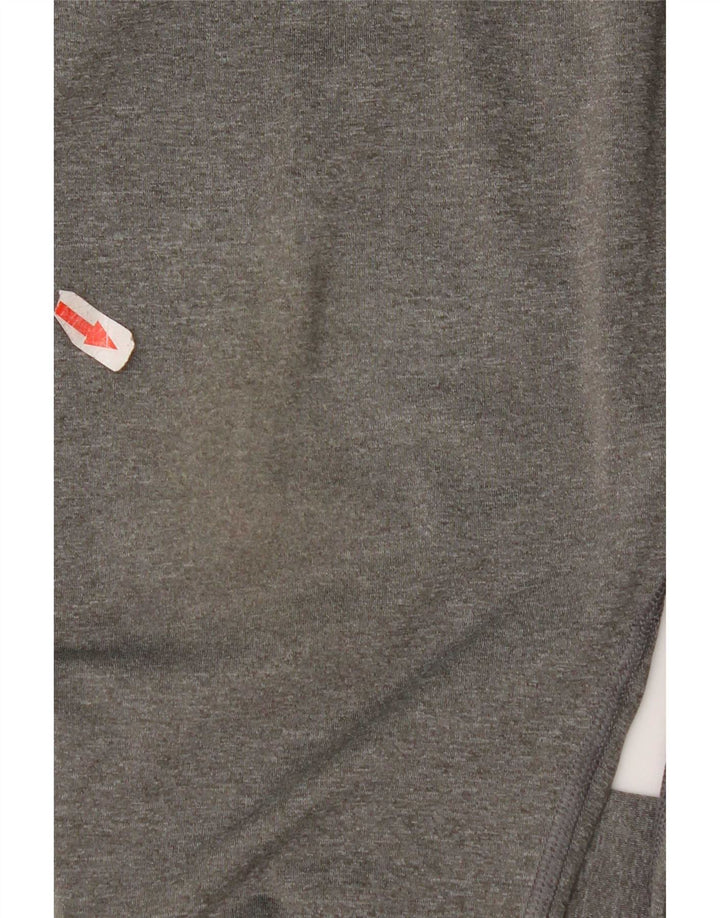 Nike Mens Compression Graphic Crop Leggings 2XL Grey Colourblock