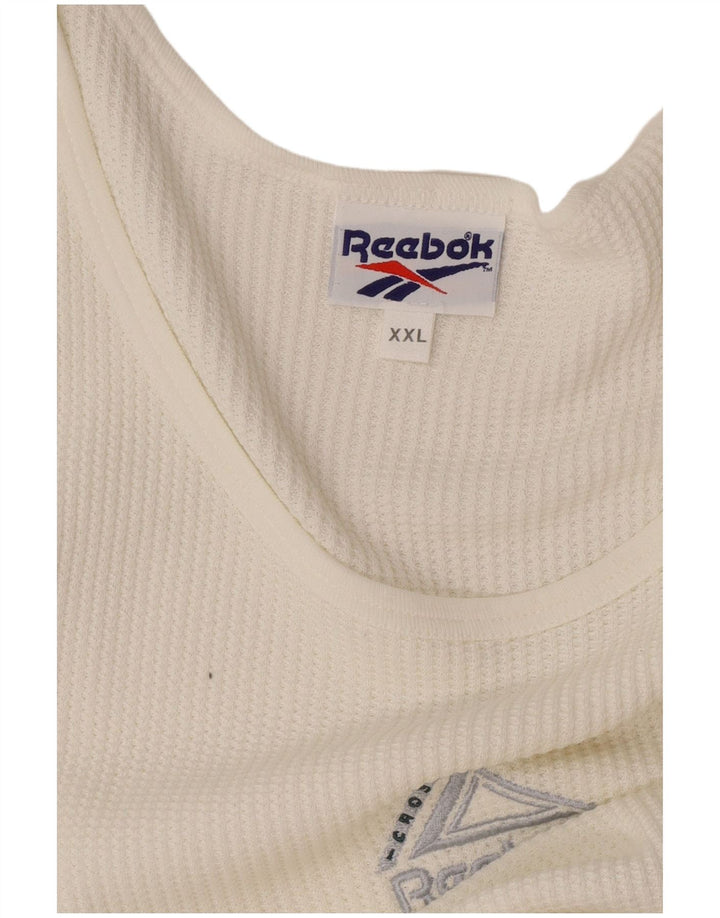 Reebok Mens Vest Top 2XL White