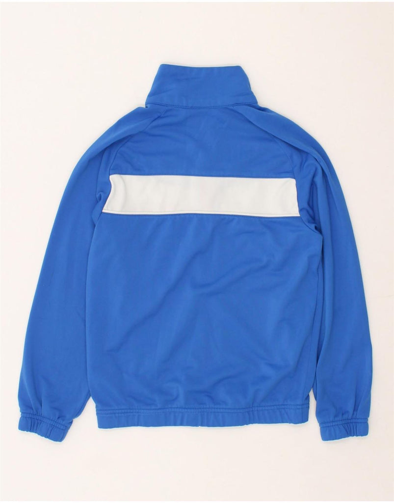 NIKE Boys Tracksuit Top Jacket 8-9 Years Small  Blue Colourblock Polyester | Vintage Nike | Thrift | Second-Hand Nike | Used Clothing | Messina Hembry 