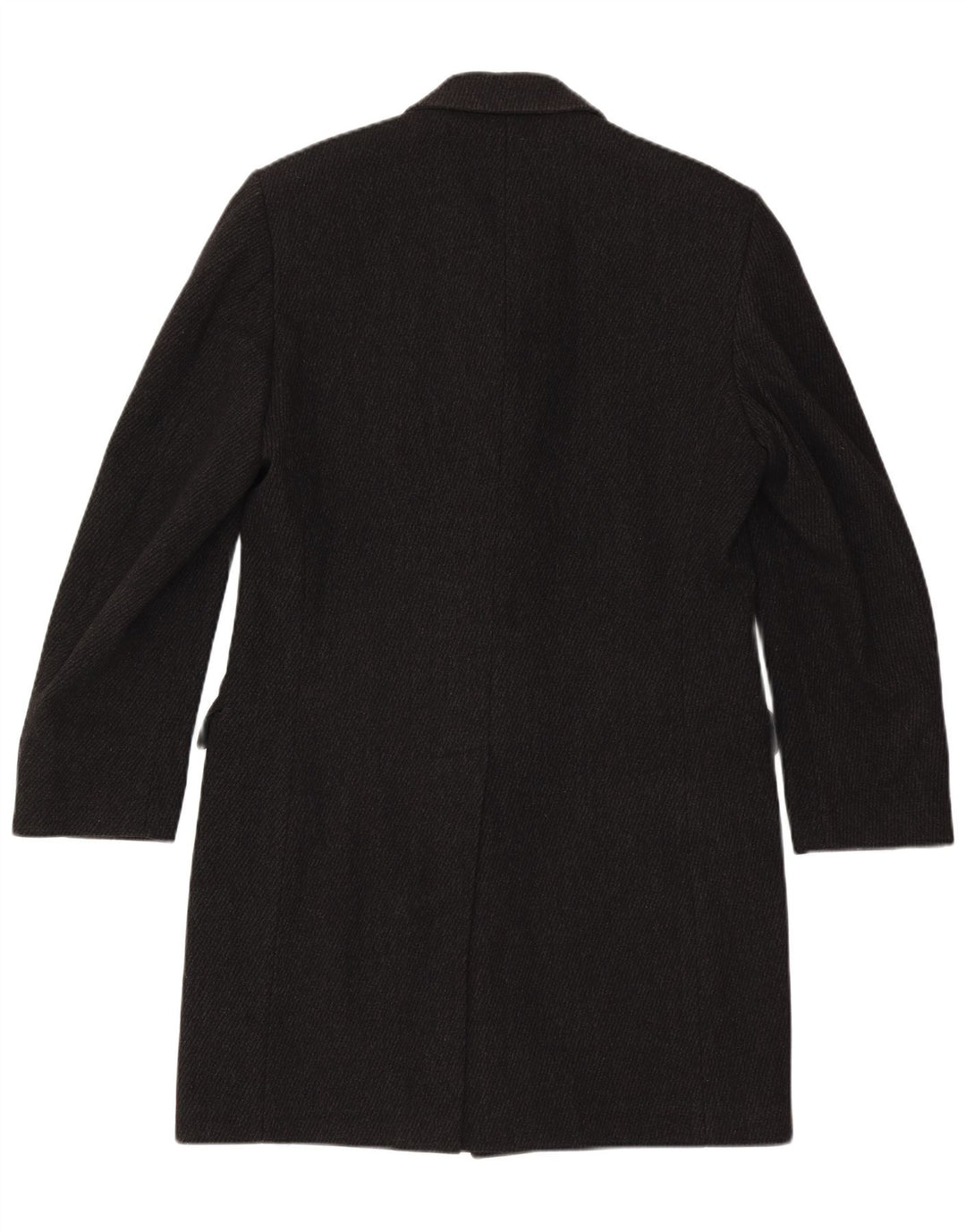 VALLE LESIA Mens Overcoat IT 48 Medium Grey Wool