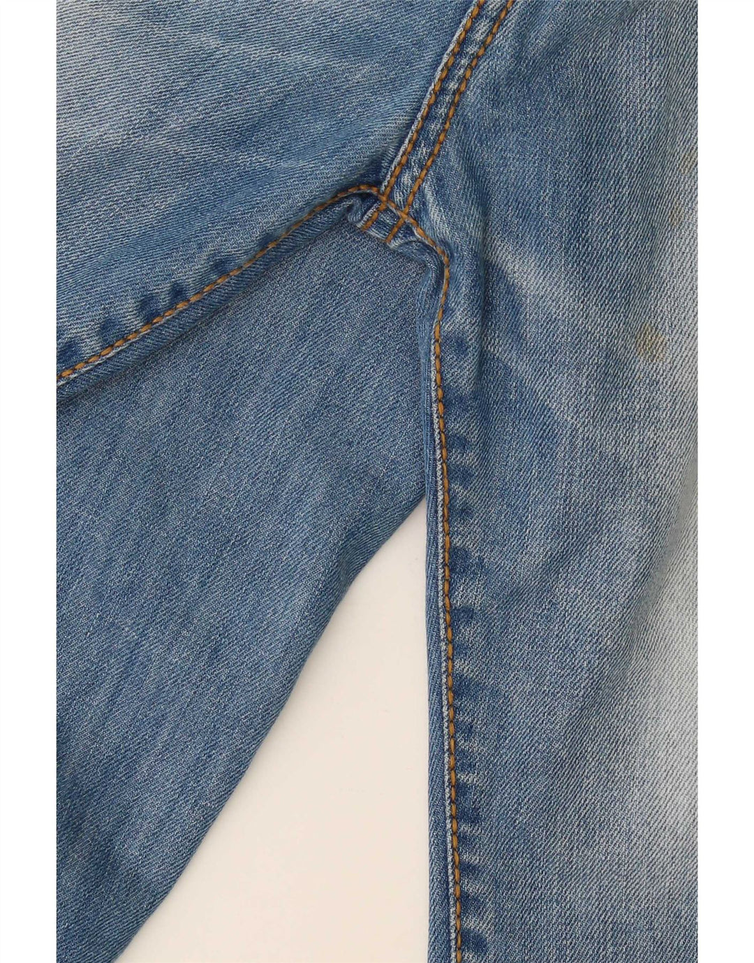Zara Boys Distressed Denim Shorts 13-14 Years W30 Blue Cotton