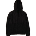 NIKE Womens Oversized Zip Hoodie Sweater UK 10 Small Black Spotted Vintage Nike and Second-Hand Nike from Messina Hembry 